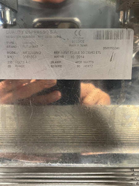 Futurmat F3 Electronic 3-Group Used Complete Rebuild